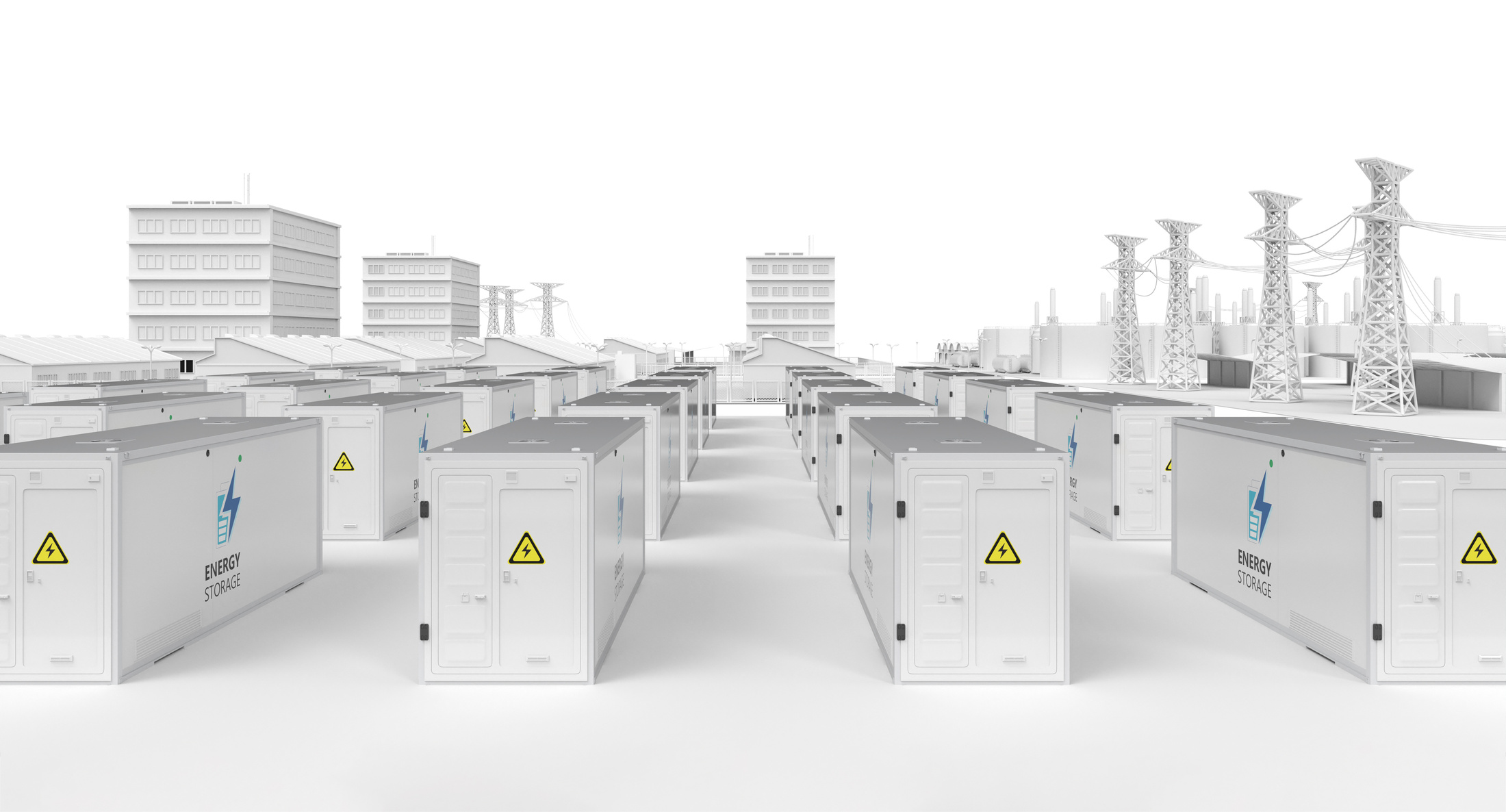 Energy storage system or battery container unit with smart indus